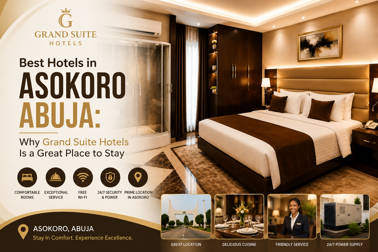 Best Hotels in Asokoro Abuja: Why Grand Suite Hotels Is a Great Place to Stay